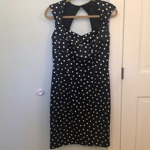 Like new! White House black market satin dress